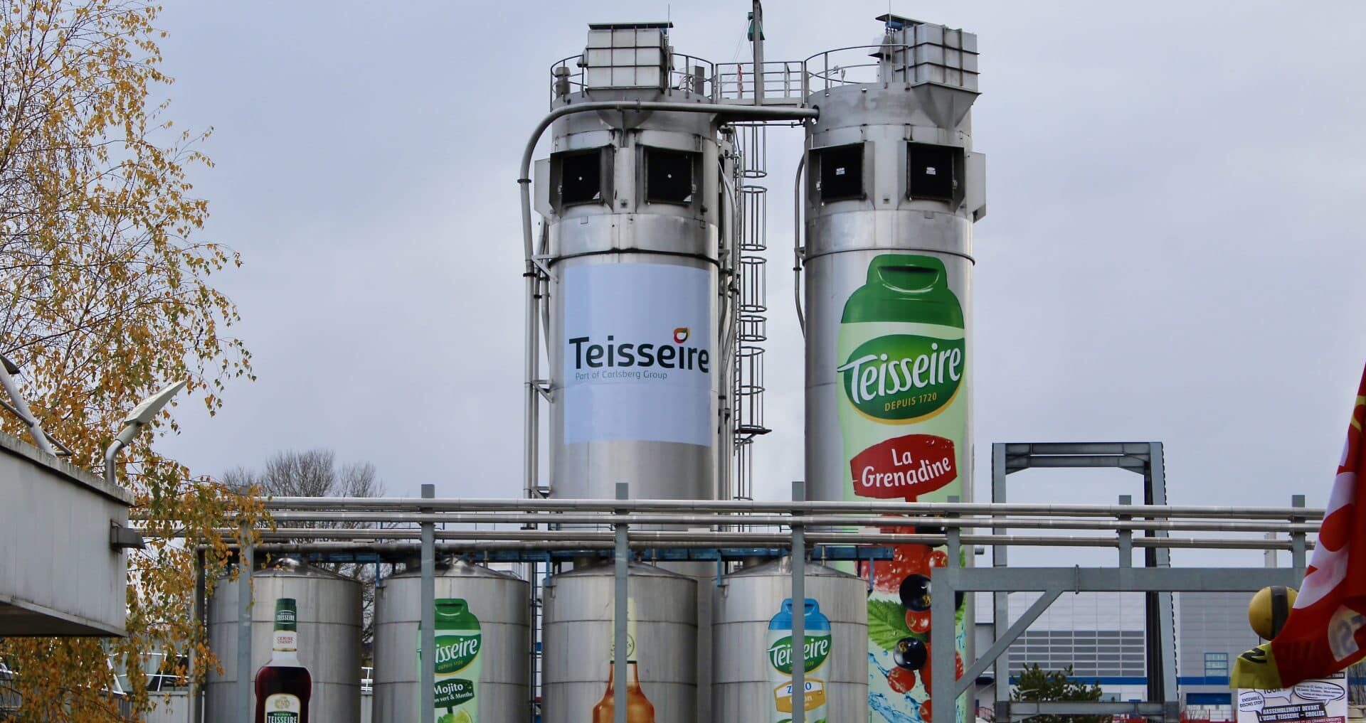 Les salariés de l'usine Teisseire sont en grève depuis plus d'un mois pour espérer sauver les 205 emplois menacés. © Maureen Dufournet - Place Gre’net