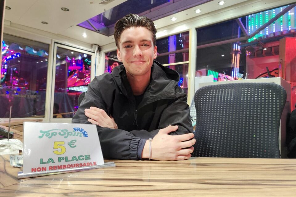 Eliot Fleur, à la caisse du Top Spin Fresh.