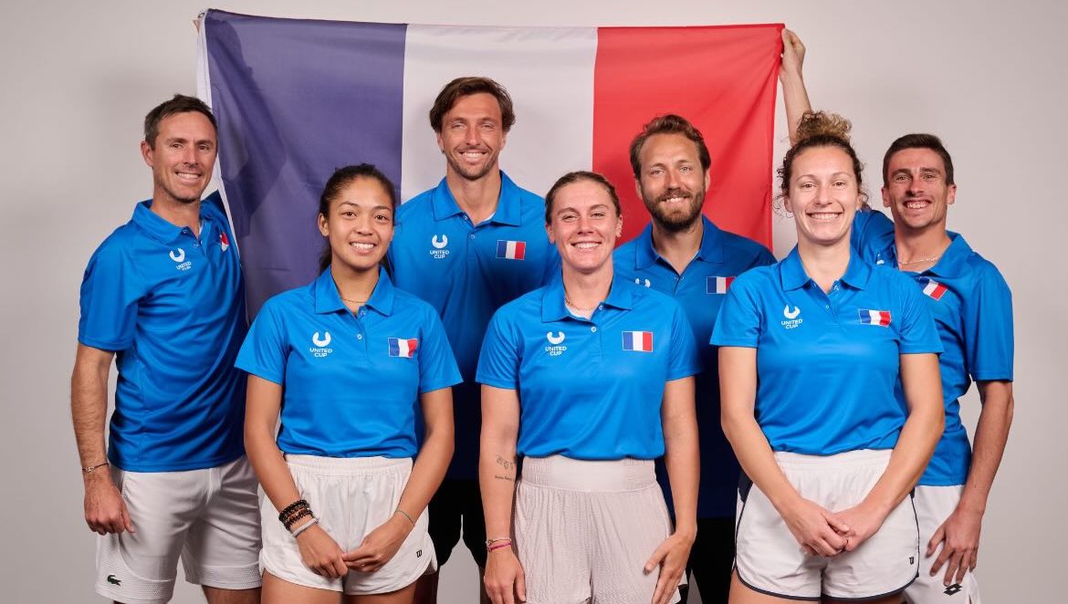 Edouard Roger-Vasselin, Sarah Rakotomanga, Arthur Rinderknech, Léolia Jeanjean, Lucas Pouille, Elixane Lechemia et Geoffrey Blancaneaux font partie de la Team France pour la United Cup 2026 (United Cup)