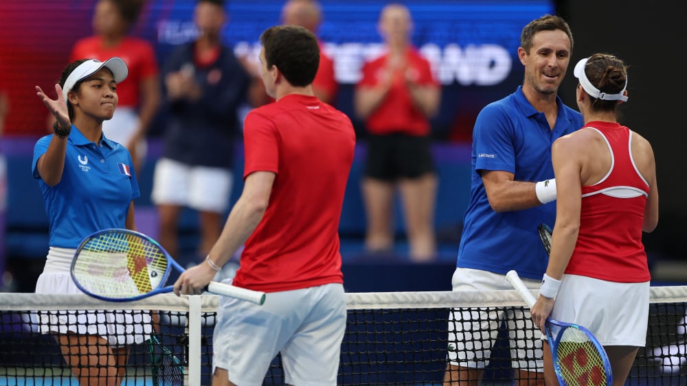 la France battue d'entrée par la Suisse en United Cup