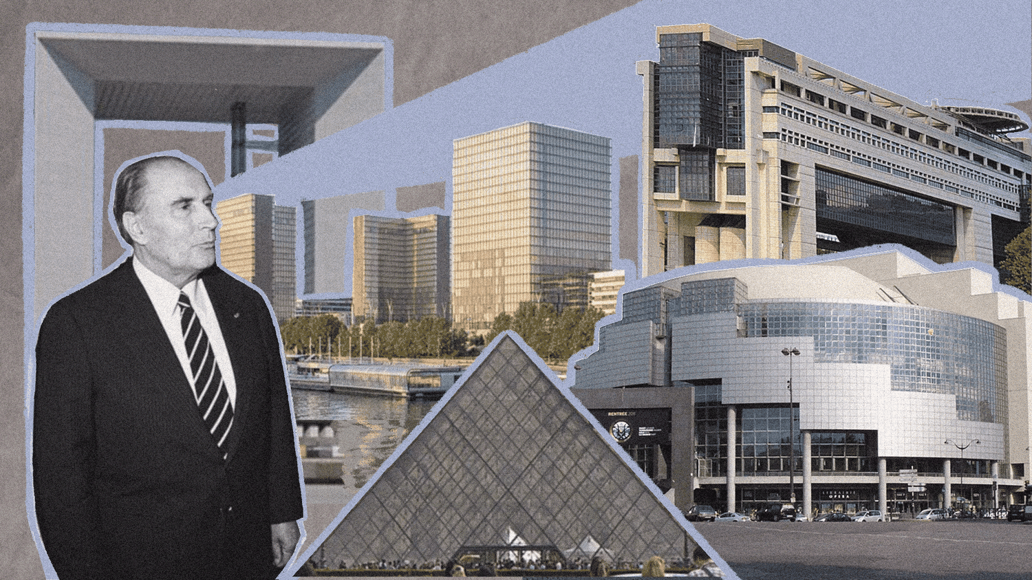 Pyramide du Louvre, BnF, arche de La Défense... Comment vont les "Grands travaux" de Mitterrand, trente ans après sa mort ?