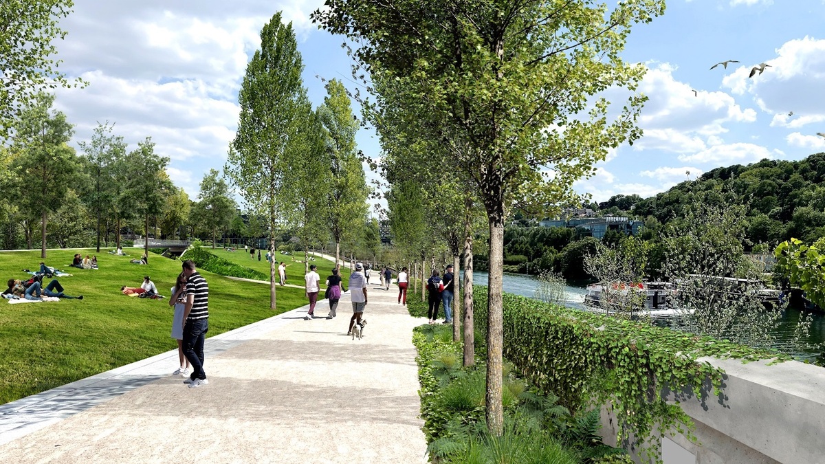 Un immense parc va bientôt ouvrir sur cette île aux portes de Paris