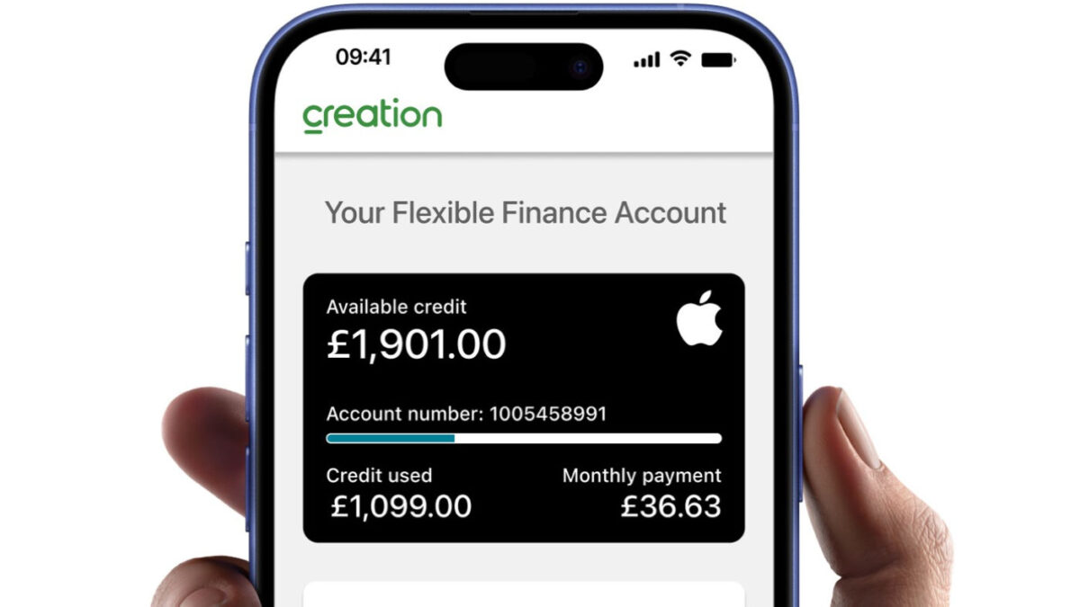 iPhone Flexible Finance Account Creation