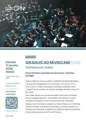 Illustration Gradus Ad Musicam - orchestre et chœur