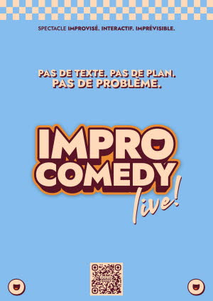 Illustration Impro Comedy Live • Spécial défis !
