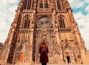Illustration La cathédrale et ses abords, joyaux de Strasbourg