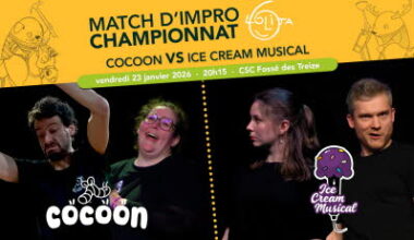 Illustration Match d’improvisation : Cocoon  contre Ice cream musical