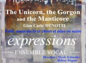 Illustration The Unicorn, the Gorgon, and the Manticore