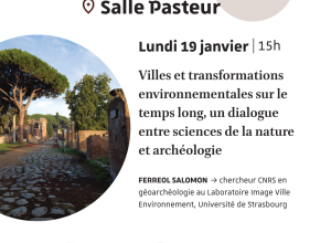 Illustration Villes et transformations environnementales : un dialogue entre sciences de la nature et archéologie
