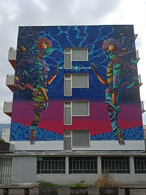 Illustration Visite guidée street art Grenoble - Chorier Saint Bruno