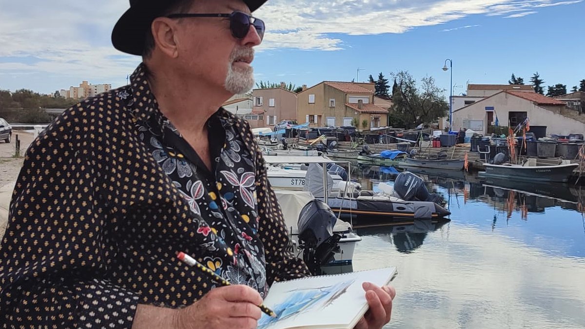 Pérols croquée : Roland Hours expose à la Maison des arts