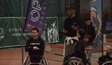 Yannick Noah en Gironde pour lancer le Para Tennis Tour