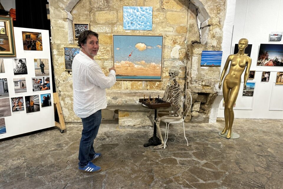 David Klo en pleine explication. 