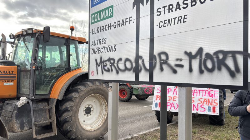 Manifestation agriculteurs Mercosur Strasbourg