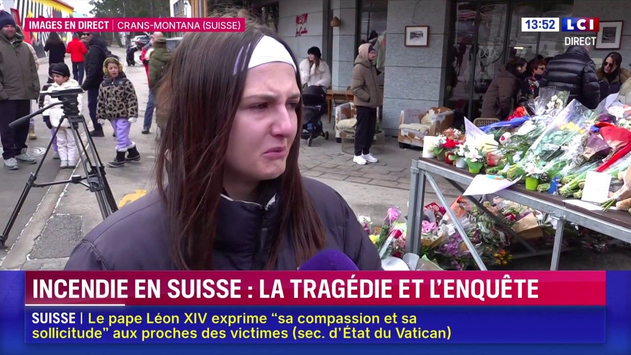 Incendie mortel en Suisse : "Le plus compliqué c'est de pas savoir"