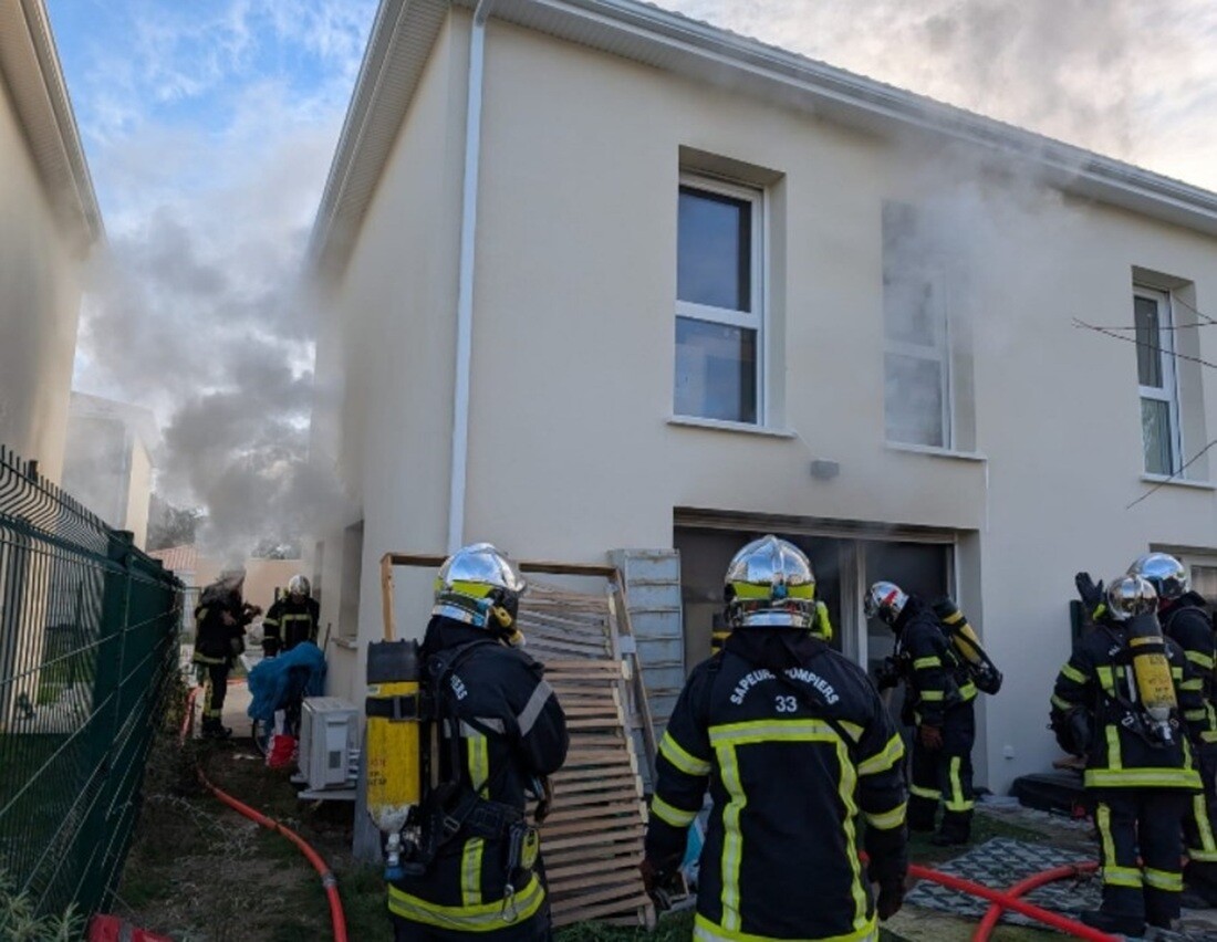 Près de Bordeaux, un appartement de 70 m² prend feu : une famille relogée