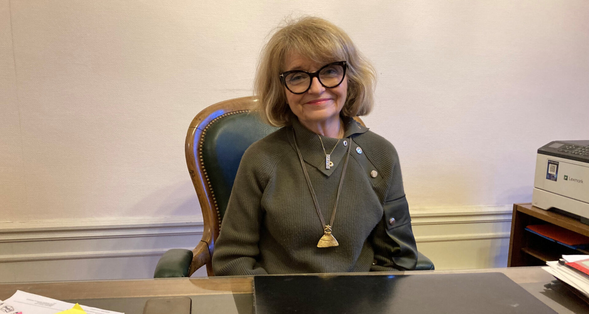 © Stéphanie Véron - Brigitte Dubois a succédé à François Méon à la tête du tribunal de commerce de Saint-Etienne.