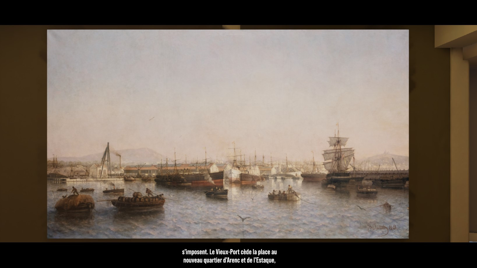 ©DR - Capture écran de l'exposition Marseille au coeur du maritime, visible par tous gratuitement depuis sa tablette ou son ordinateur.