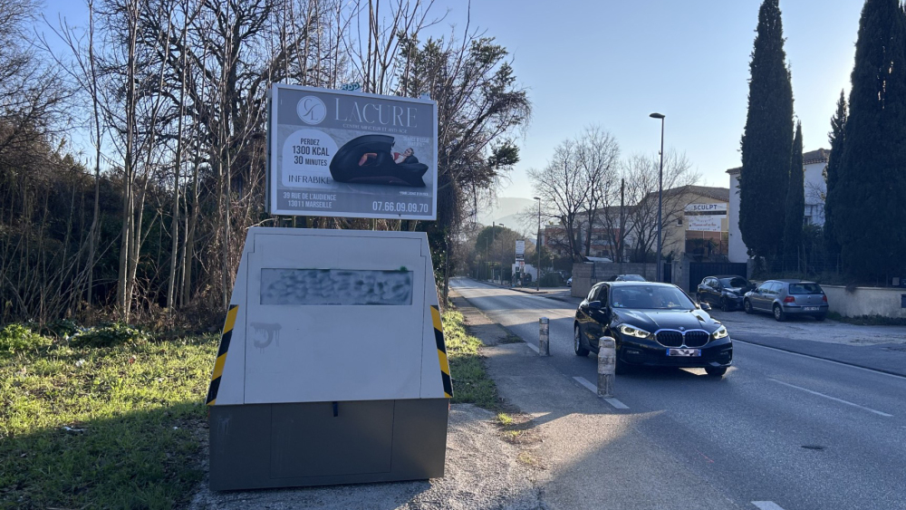 Sur la route d’Allauch, le radar des Camoins ne met pas tout le monde d’accord
