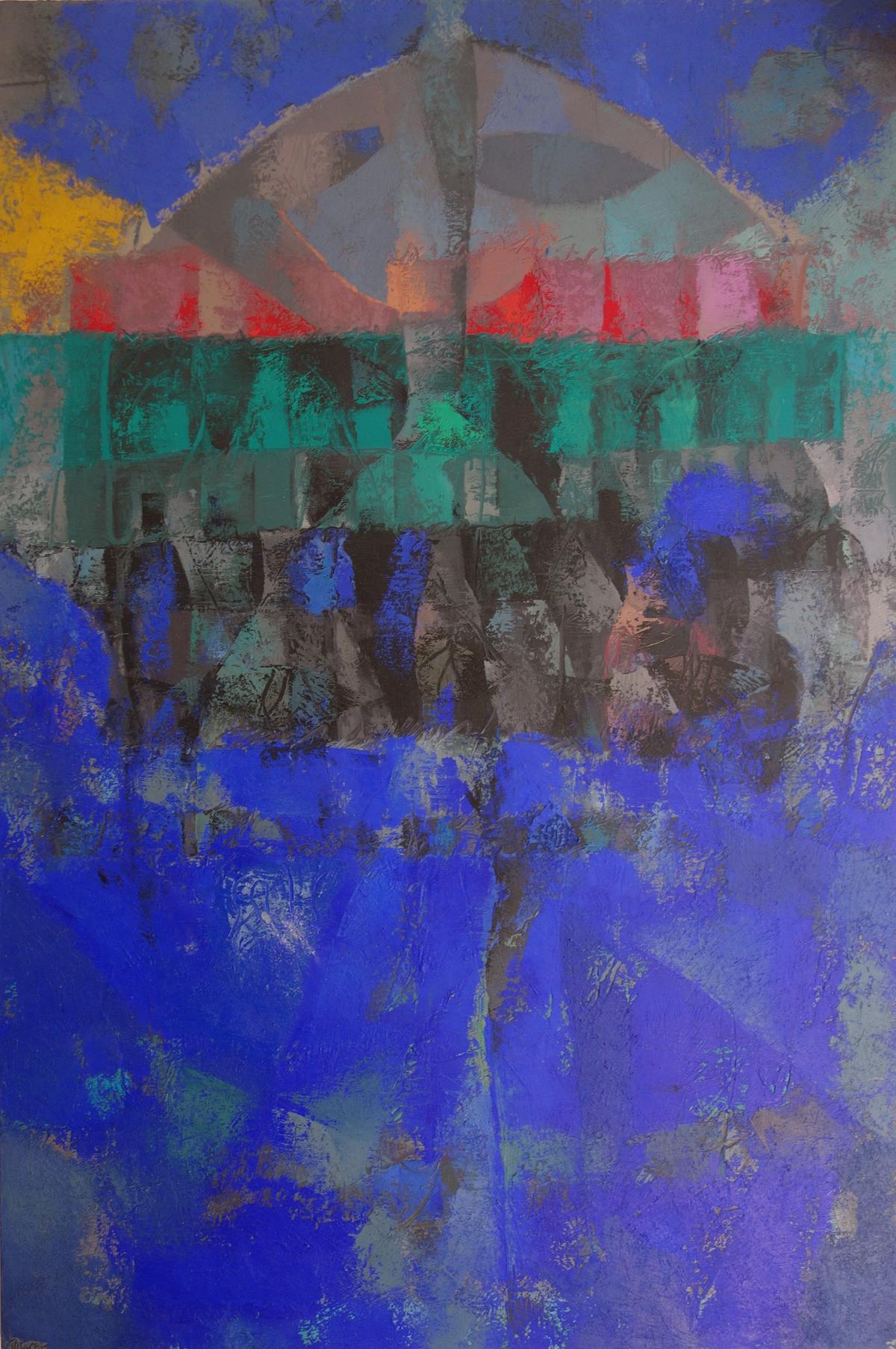 Le centre d’art Pierre-Brana,  consacre une rétrospective à Jean-Philippe Rauzet. Ici, ses “Amphores englouties”.