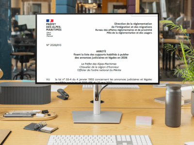 Journaux et services de presse en ligne habilités à publier des annonces (…)