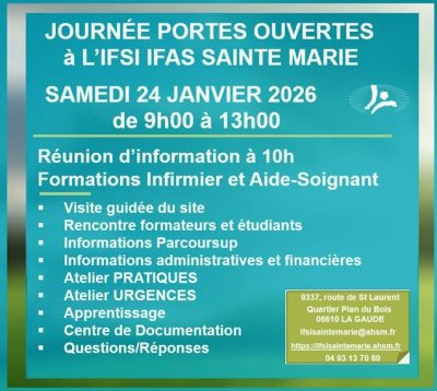 Journée portes ouvertes à l’IFSI/IFAS Sainte-Marie : découvrir les (…)