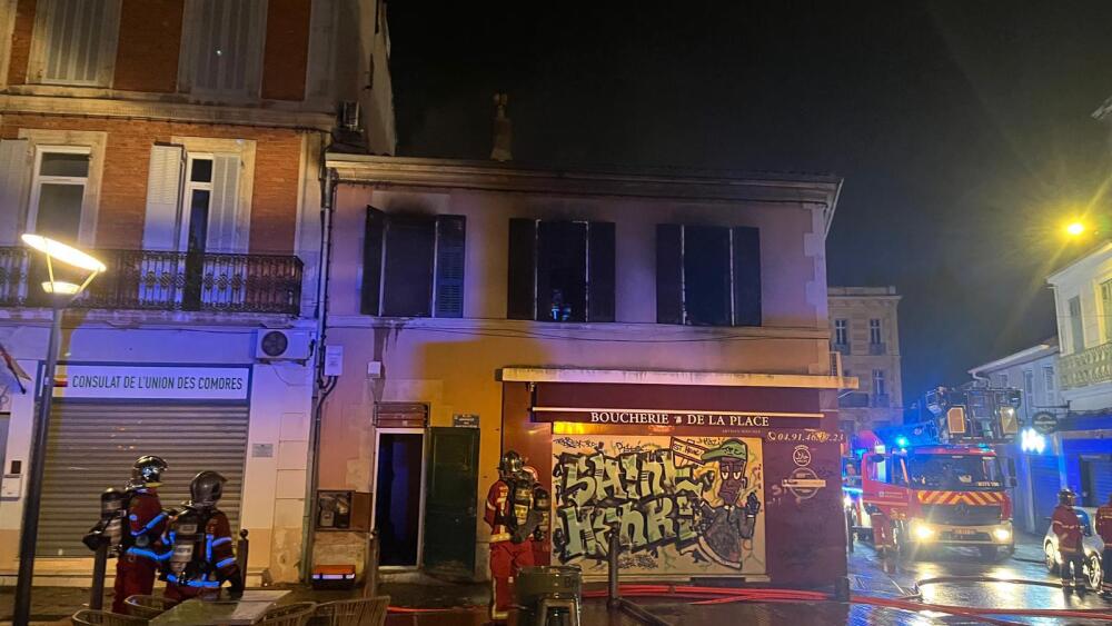 Un incendie rapidement maîtrisé dans un immeuble de Saint-Henri à Marseille