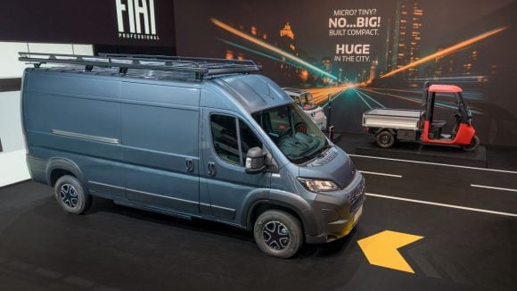 La division VU de Fiat et de Stellantis bien présentes cette semaine à Bruxelles. © Stellantis