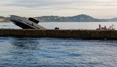Un petit yacht percute la grande jetée de la rade de Toulon, deux personnes blessées