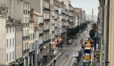 Incendie d'un immeuble rue de Rome à Marseille, 70 marins-pompiers mobilisés, l'accès barré