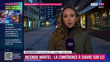 LCI à Crans-Montana après l'incendie mortel