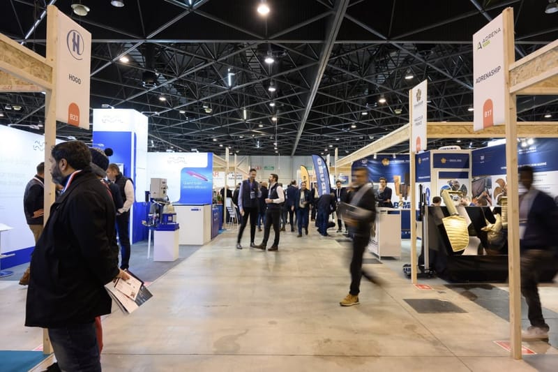 Le salon Euromaritime, un rendez-vous pour les professionnels de l'économie marine.