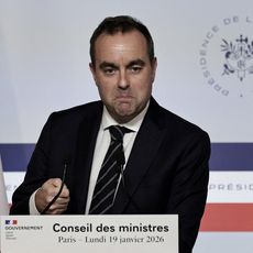 Le Premier ministre Sébastien Lecornu lors d'une conférence de presse le 19 janvier 2026.