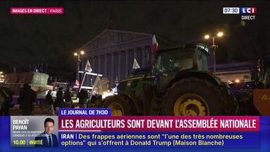 Les agriculteurs sont devant l'Assemblée nationale