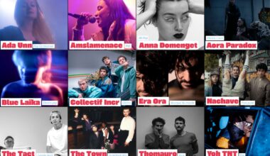 Le douze groupes retenus au titre de la sélection 2026 de la Cuvée grenobloise. © Retour de scène