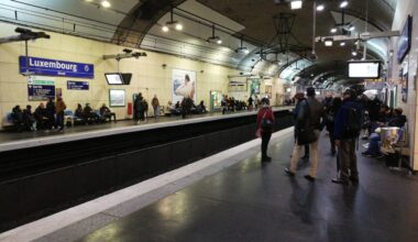 un homme fait une chute entre le train et le quai