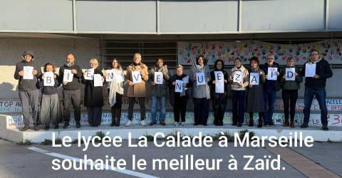 Une vague d’affections pour Zaïd dans les lycées marseillais