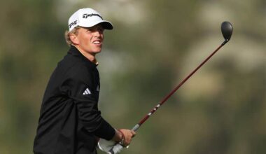 Martin Couvra, chef de file du golf tricolore à Dubaï