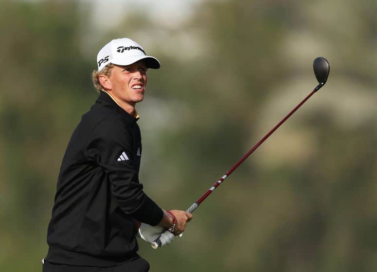 Martin Couvra, chef de file du golf tricolore à Dubaï