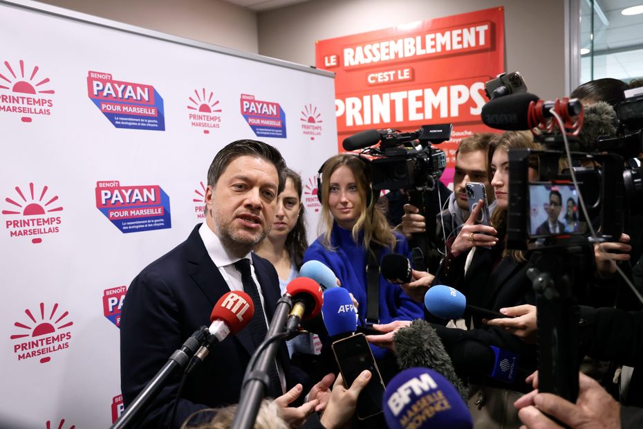 les réactions à la candidatures du maire sortant Benoît Payan deux mois avant les élections