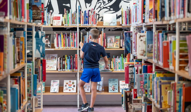 Médiathèque Olympe de Gouges Strasbourg ©Alban Hefti