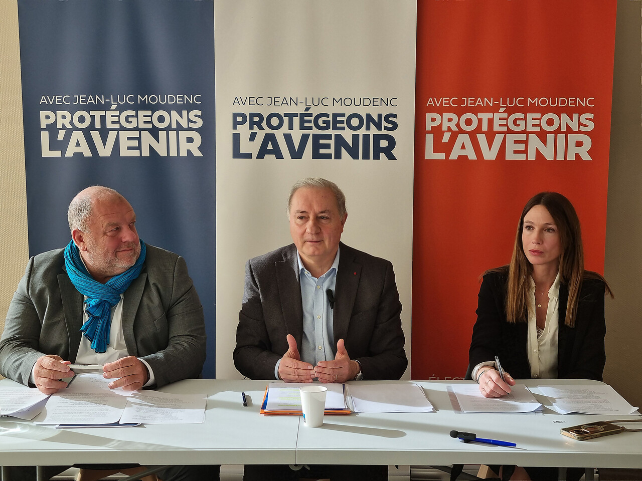 "Nous sommes la seule liste pro-aéronautique assumée", lance Jean-Luc Moudenc