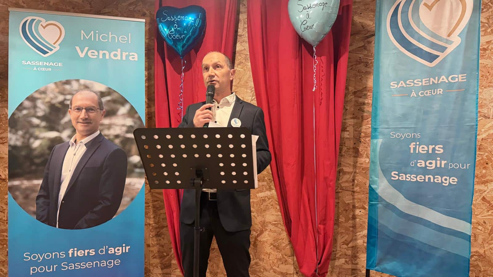 Le maire de Sassenage Michel Vendra officiellement candidat à sa réélection avec la liste Sassenage à coeur