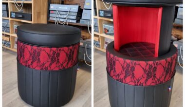 fabriqué en France, ce pouf électrique vous permet de dissimuler vos trésors