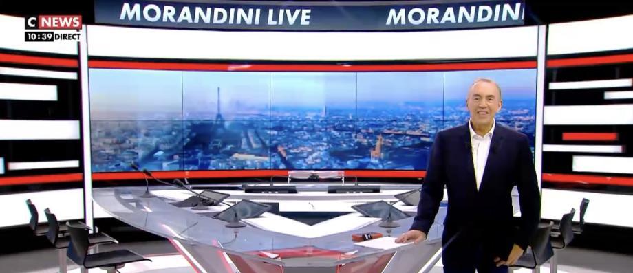 Audiences 10h35: Avec 400.000 téléspectateurs, "Morandini Live" maintient son très haut niveau hier face à BFM qui décroche et s'effondre à la 3e place avec 120.000 téléspectateurs, battue aussi par LCI