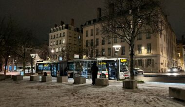 les bus TCL très perturbés, circulation difficile dans le Rhône