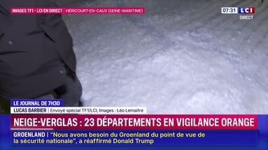 Neige-verglas : 23 départements en vigilance orange