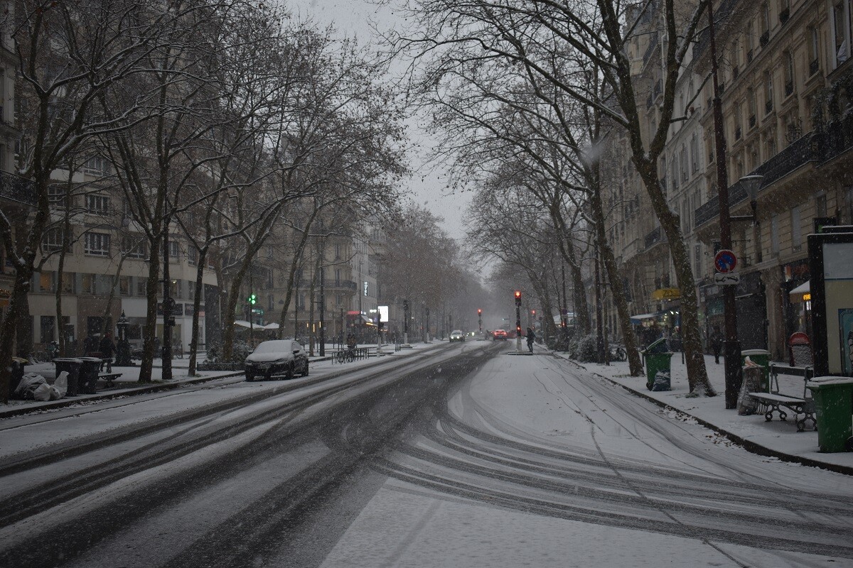 voici où et quand tombera la neige à Paris et en Île-de-France