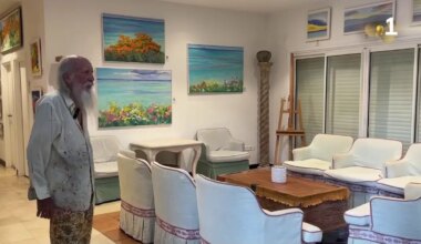 Le peintre Roland Richardson, mémoire vivante de Saint-Martin