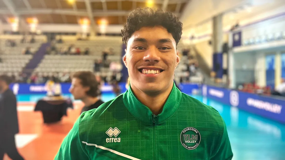 Tomasi Luaki, le volleyeur wallisien de Tourcoing, a déjà tout d'un grand